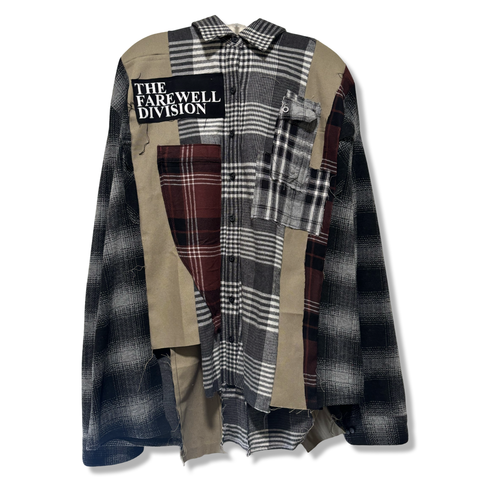 5CUT SCRAP FLANNEL 1OF1 (OVERSIZED)