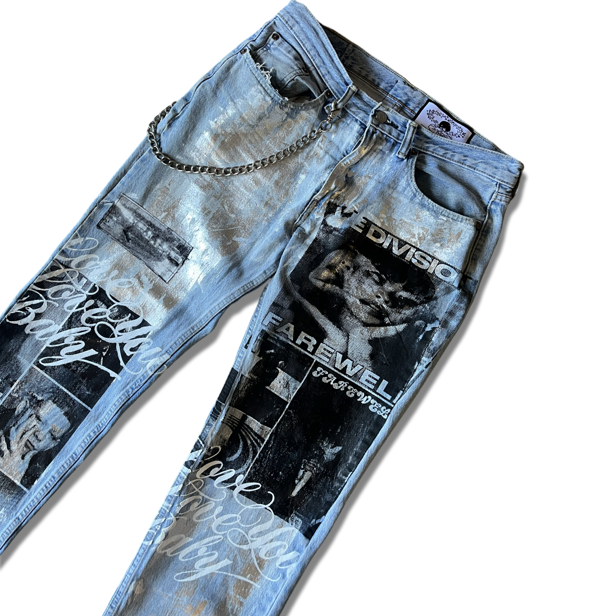 32/32 CHROMEWASH PRINTED VINTAGE DENIM