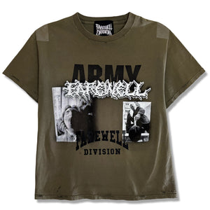 1of1 DISTRESSED ARMY FATIGUE TEE