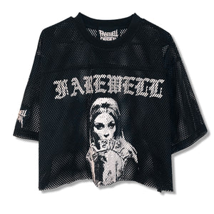 HIGH CROP MESH TEE 1OF1