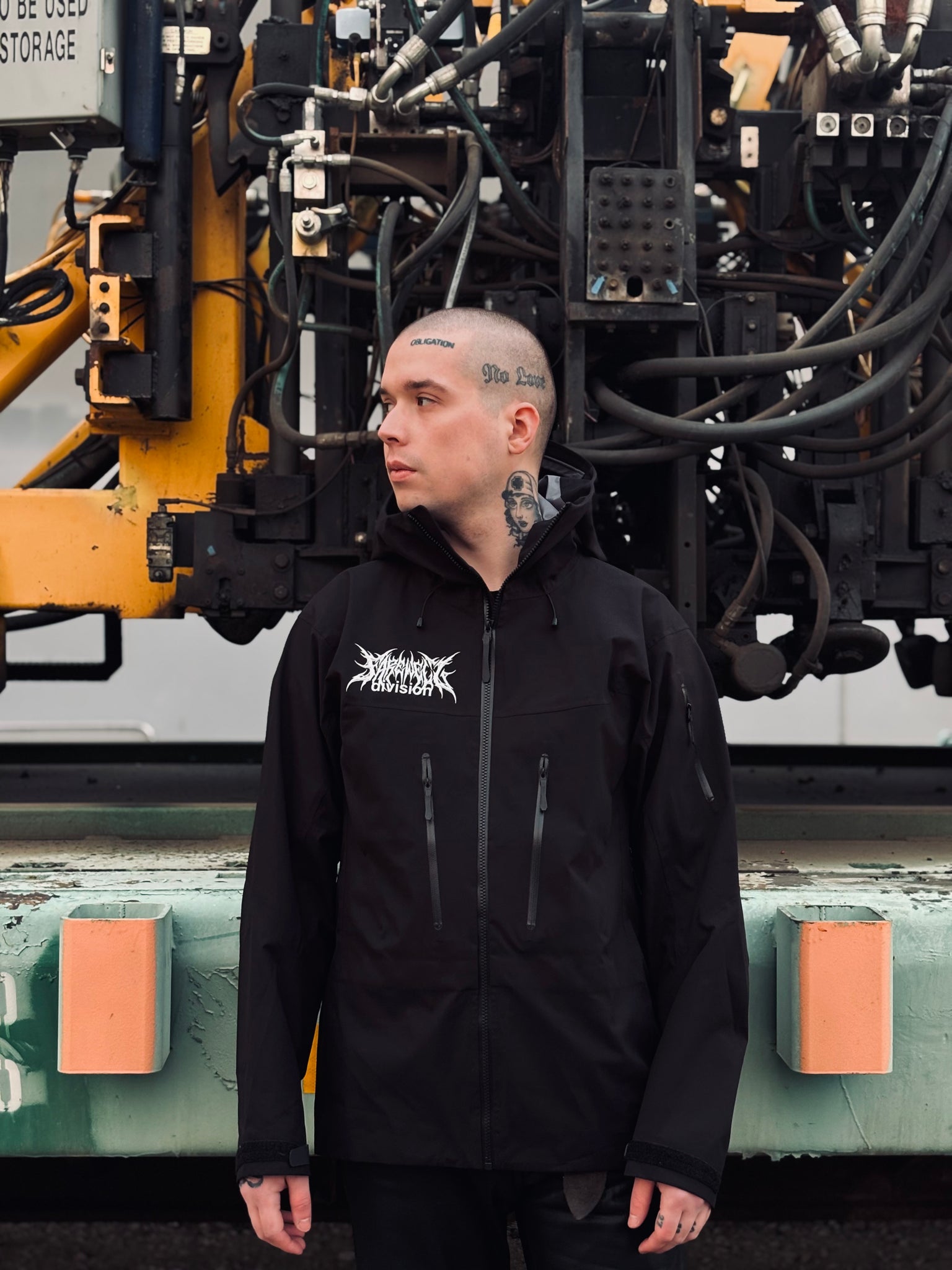 “SUNDAY GLOOM” Taped Seam Rain Jacket