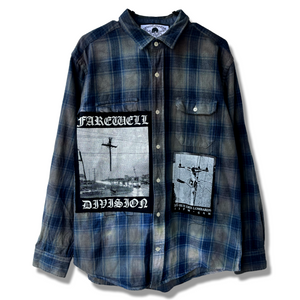 "ELECTRO.CRUCIFIX" OVERDYED FLANNEL 1/1 (LARGE)