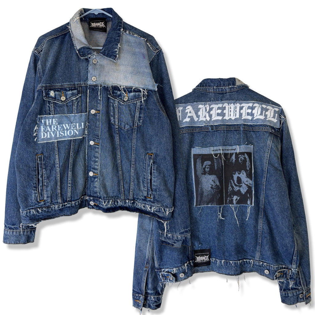 0.011425 PATCHED DENIM JACKET 1OF1 (XL)