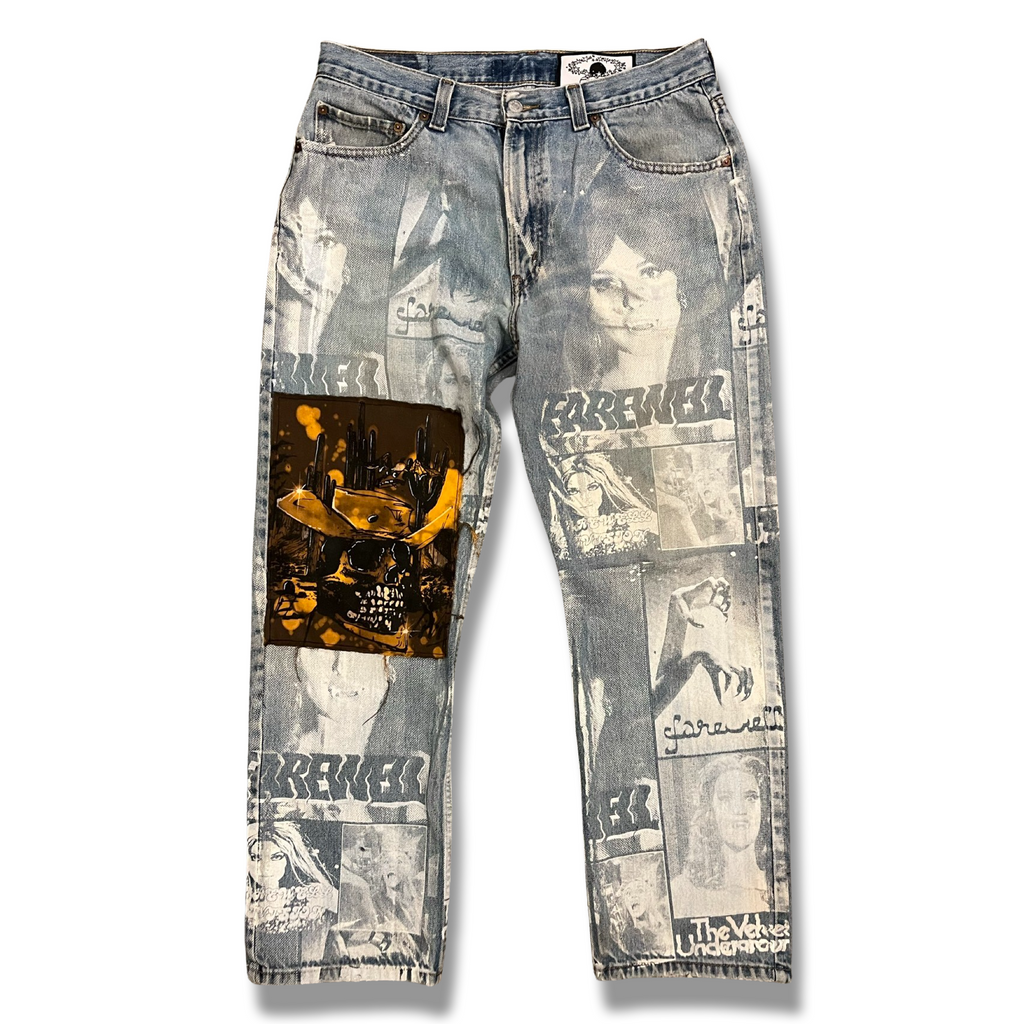 GONZO PRINTED VINTAGE LEVI’S W/ PATCH