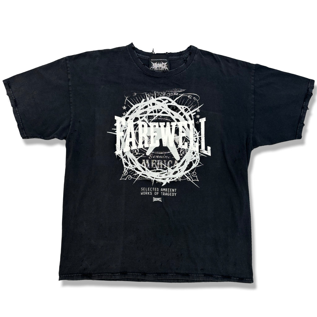 "AMBIENT TRAGEDY" DISTRESSED VINTAGE TEE 1OF1 (XL) TENNESSEE WHISKEY EDITION