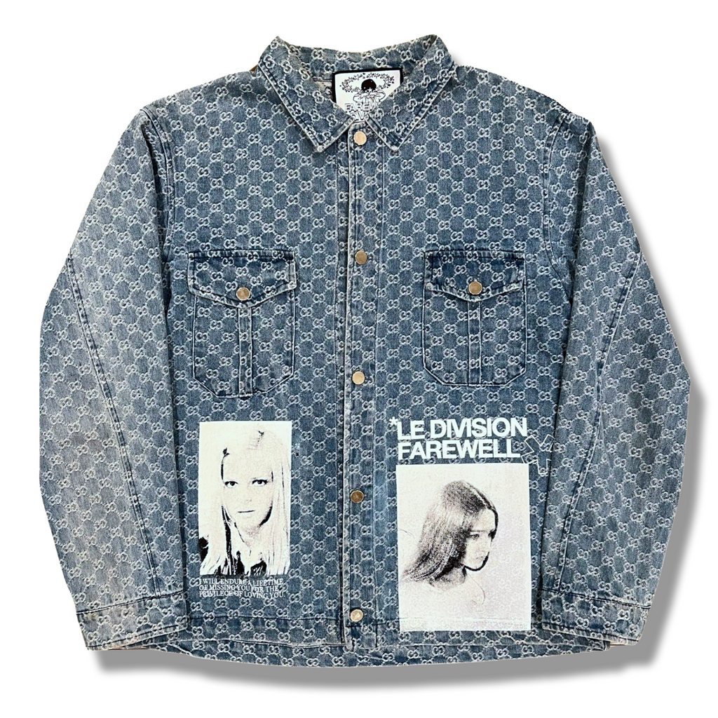 MONOGRAM BOOTLEG PRIVLEGE DENIM SHIRT