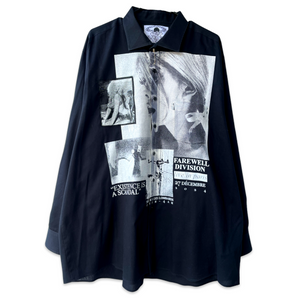 "live.in.paris" 1/1 oversized oxford shirt