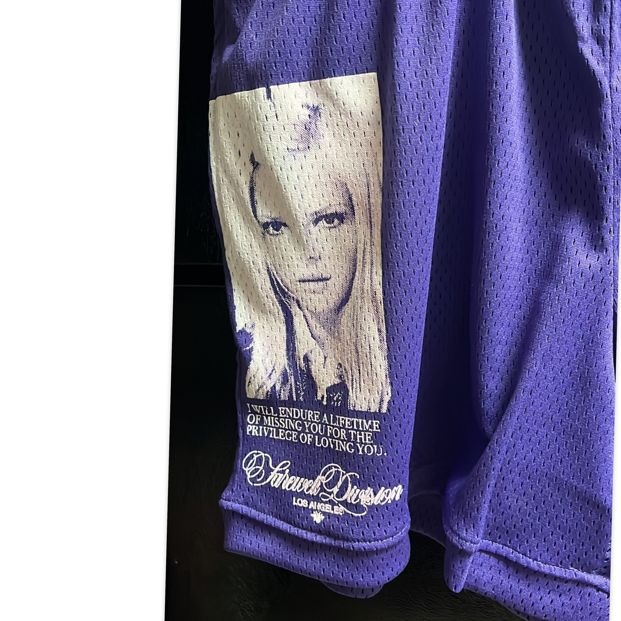 Desires Purple Sample Print Shorts