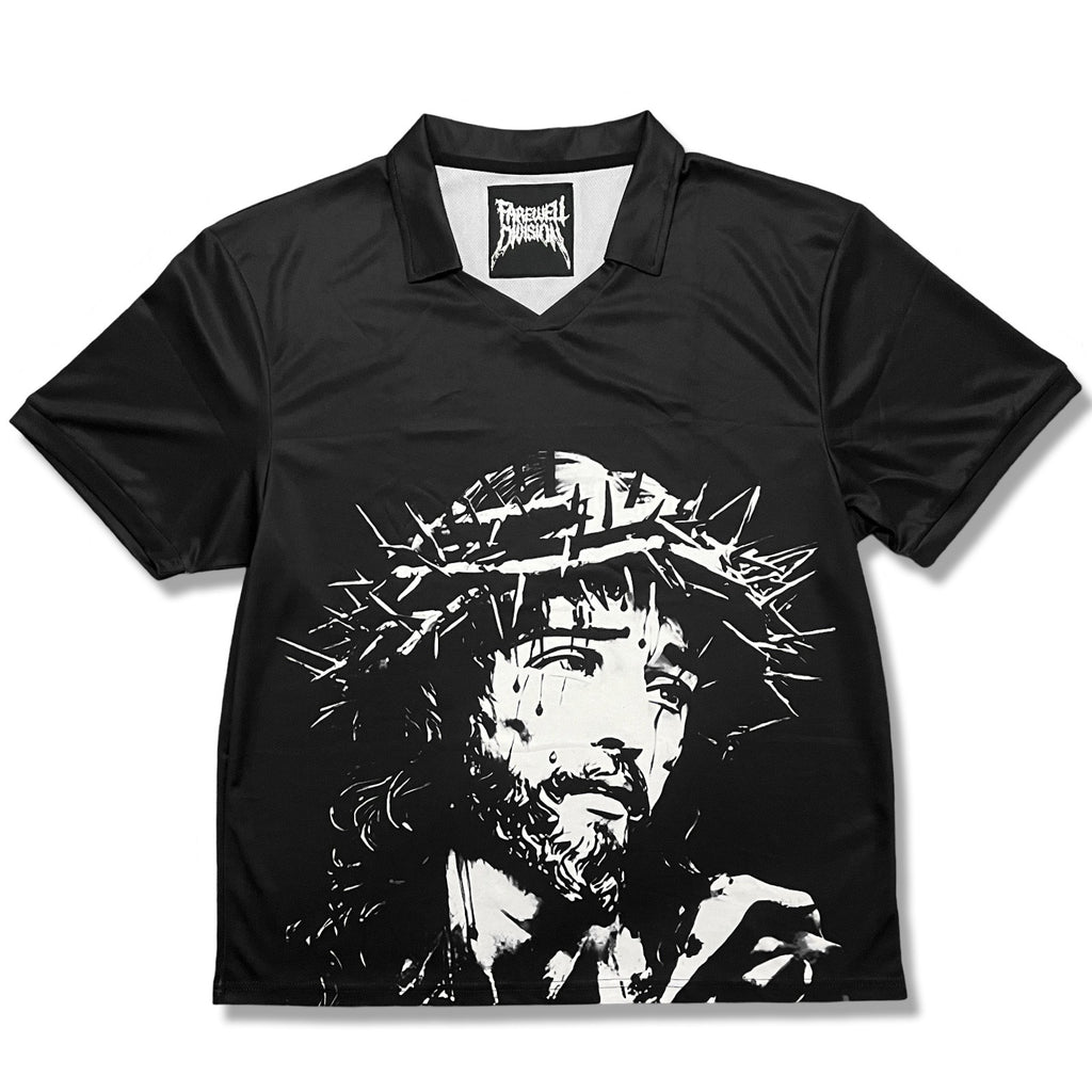 "STIGMATA" OVERSIZED FUTBOL JERSEY