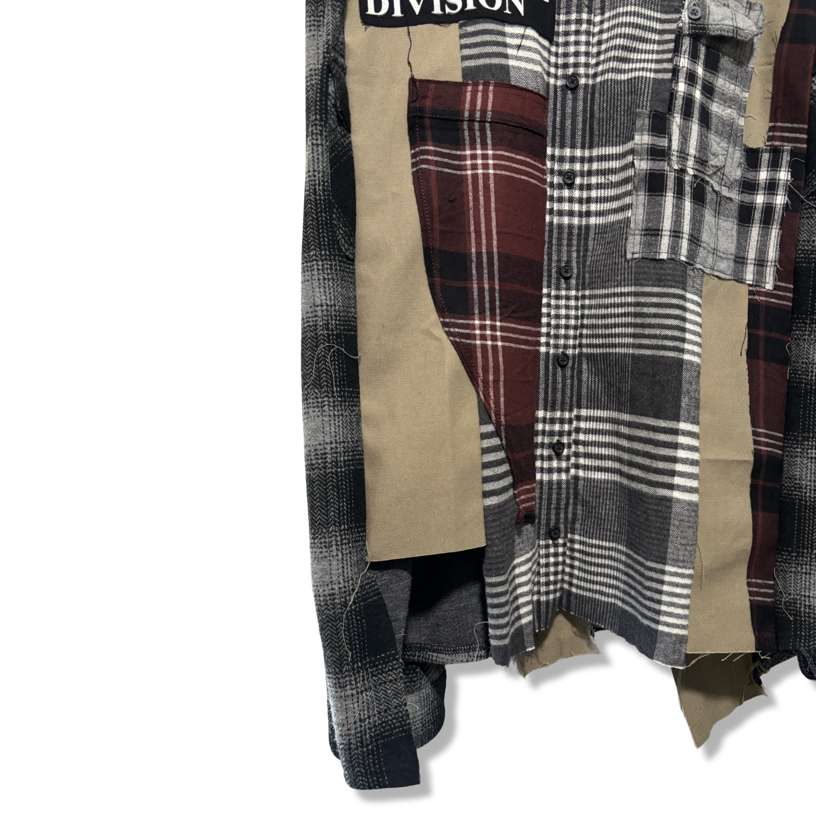 5CUT SCRAP FLANNEL 1OF1 (OVERSIZED)