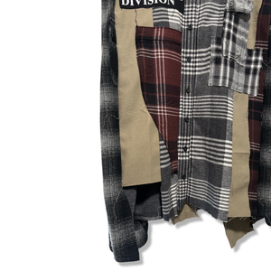 5CUT SCRAP FLANNEL 1OF1 (OVERSIZED)