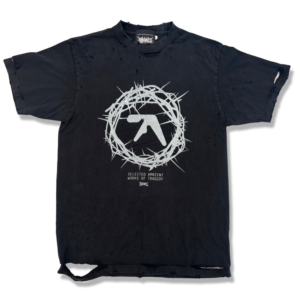 "AMBIENT TRAGEDY" DISTRESSED VINTAGE TEE (LARGE) 5OF5