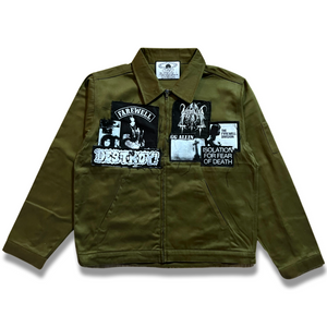 SHADOWED PATCHED SHOP JACKET