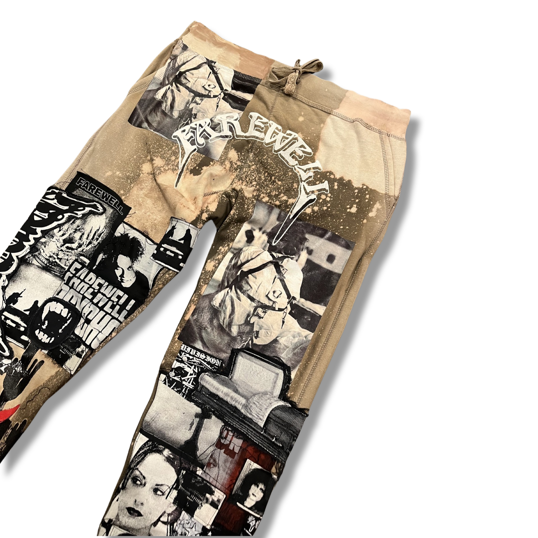 “DYSTOPIAN”CRUST PATCHED LOUNGE PANTS