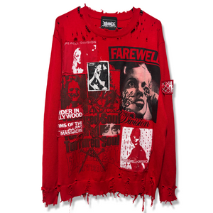 0.041425 HELLBENT DISTRESSED SWEATER 1of1 XL
