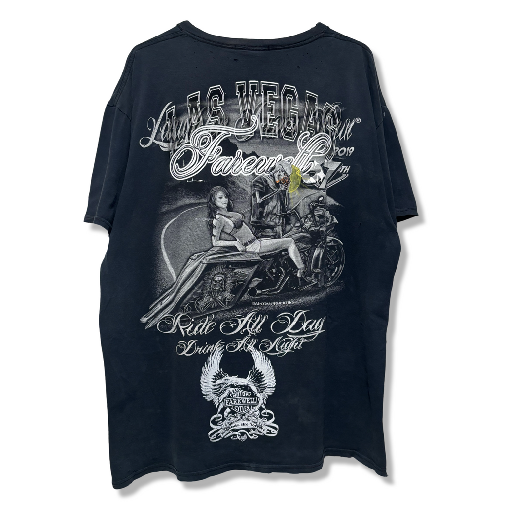 BIKE WEEK: thrashed tee 1of1 (XL)
