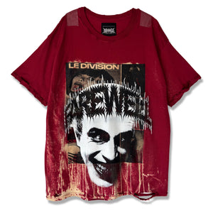 "MAN.WHO.LAUGHS" DISTRESSED VINTAGE TEE (1OF1 XL)