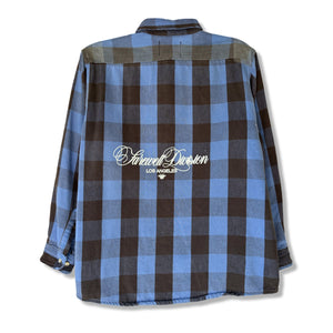 "CAROUSEL" DISTRESSED VINTAGE FLANNEL (1OF1 XL)