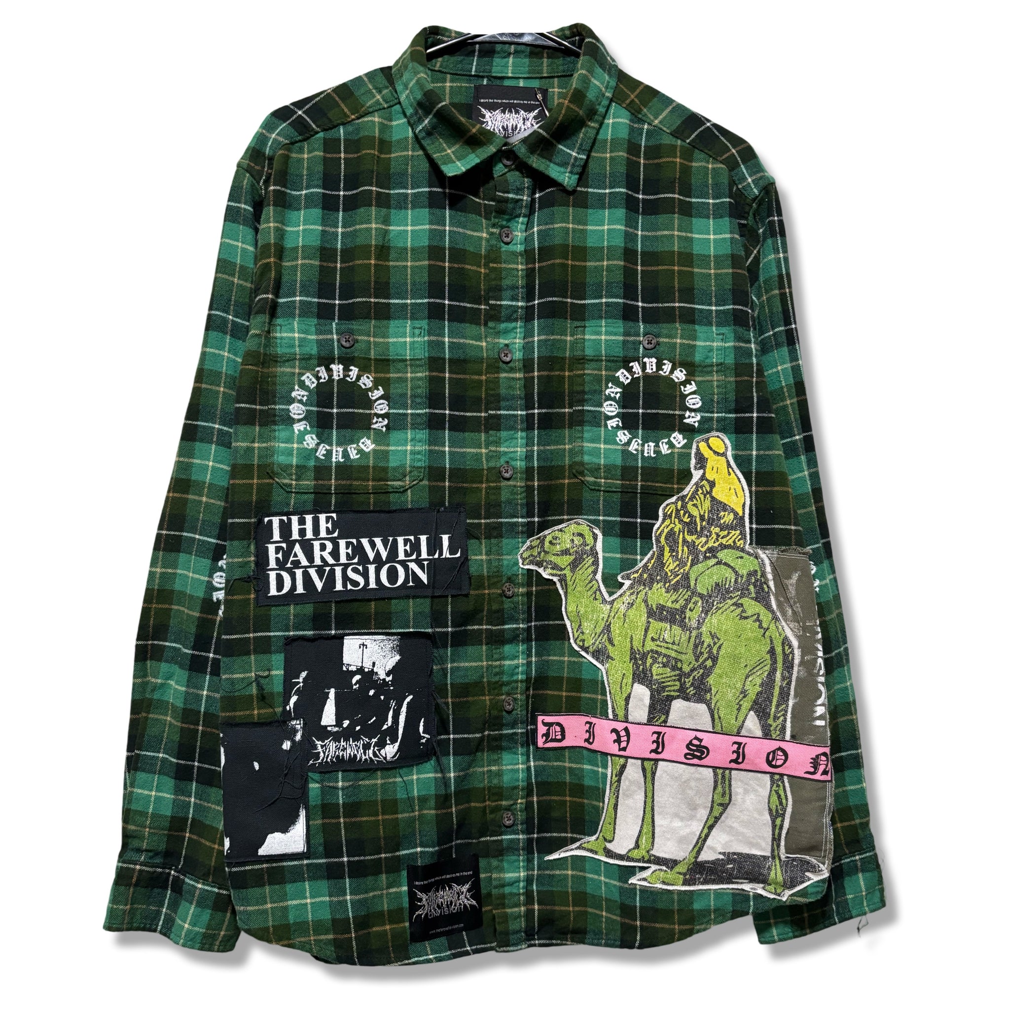 SILK-ROAD PATCHED LOGO FLANNEL 1of1 LARGE