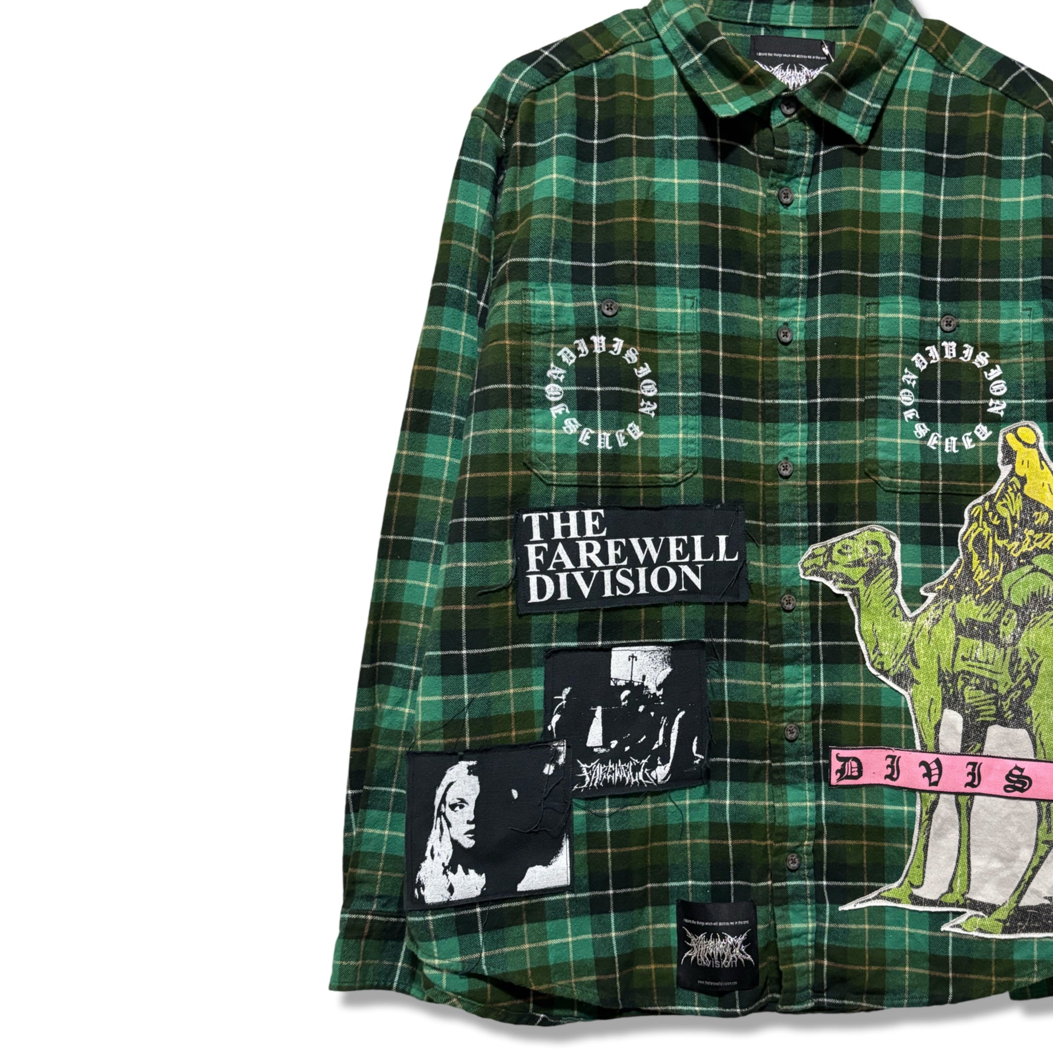 SILK-ROAD PATCHED LOGO FLANNEL 1of1 LARGE