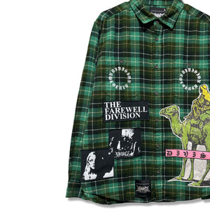 SILK-ROAD PATCHED LOGO FLANNEL 1of1 LARGE
