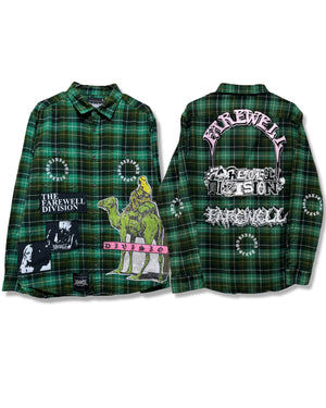 SILK-ROAD PATCHED LOGO FLANNEL 1of1 LARGE