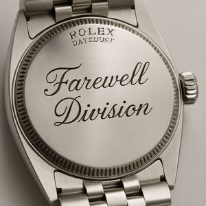 36MM DATEJUST ROLEX: FAREWELL DIVISION EDITION