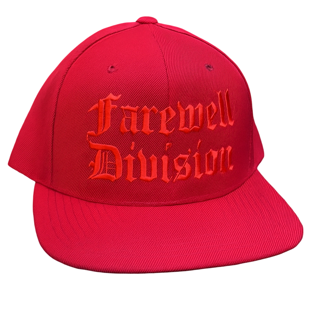 EMBROIDERED OLDE ENGLI$H HAT: RED MASSACRE (LIMITED TO 5) *LAST ONE*