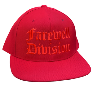 EMBROIDERED OLDE ENGLI$H HAT: RED MASSACRE (LIMITED TO 5) *LAST ONE*