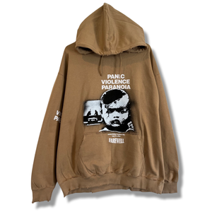 PANIC!VIOLENCE!PARANOIA! DISTRESSED HOODIE