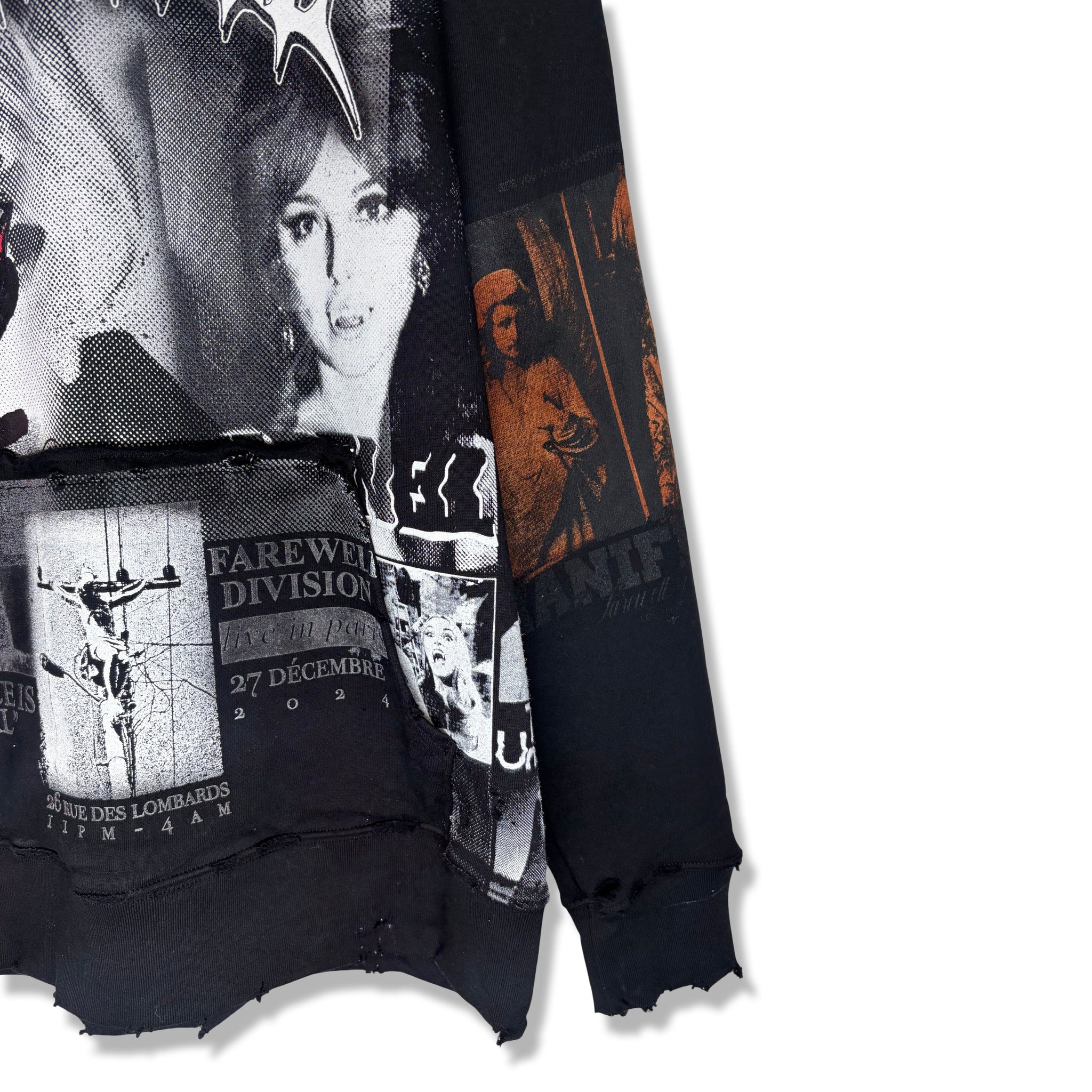 0.092725 FEVER DREAM COLLAGE HOODIE (SERIES OF 2)