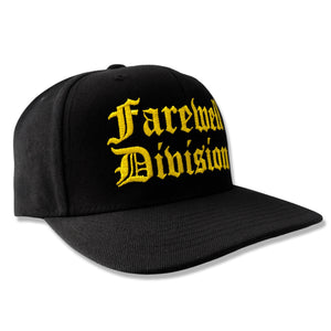 EMBROIDERED OLDE ENGLI$H SNAPBACK (CANARY) 1of3