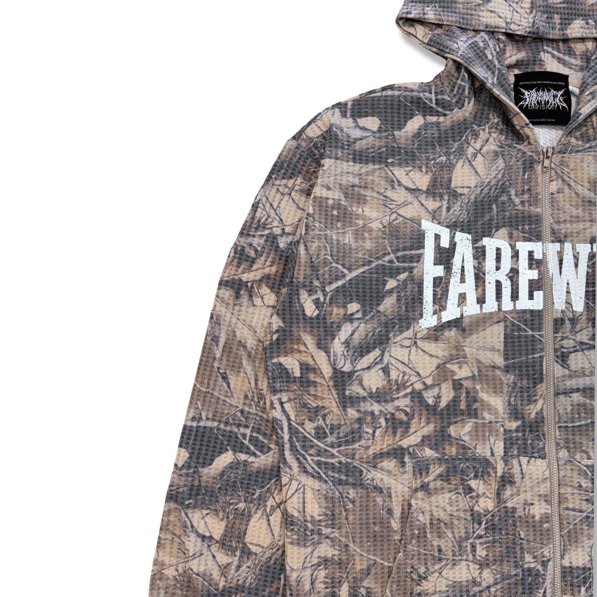 THERMAL TREECAMO ZIP-UP HOODIE 1OF2 (LARGE)