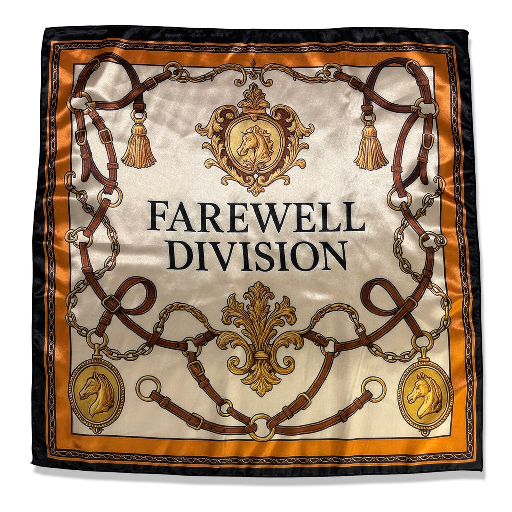 "EQUESTRIAN" SATIN SCARF