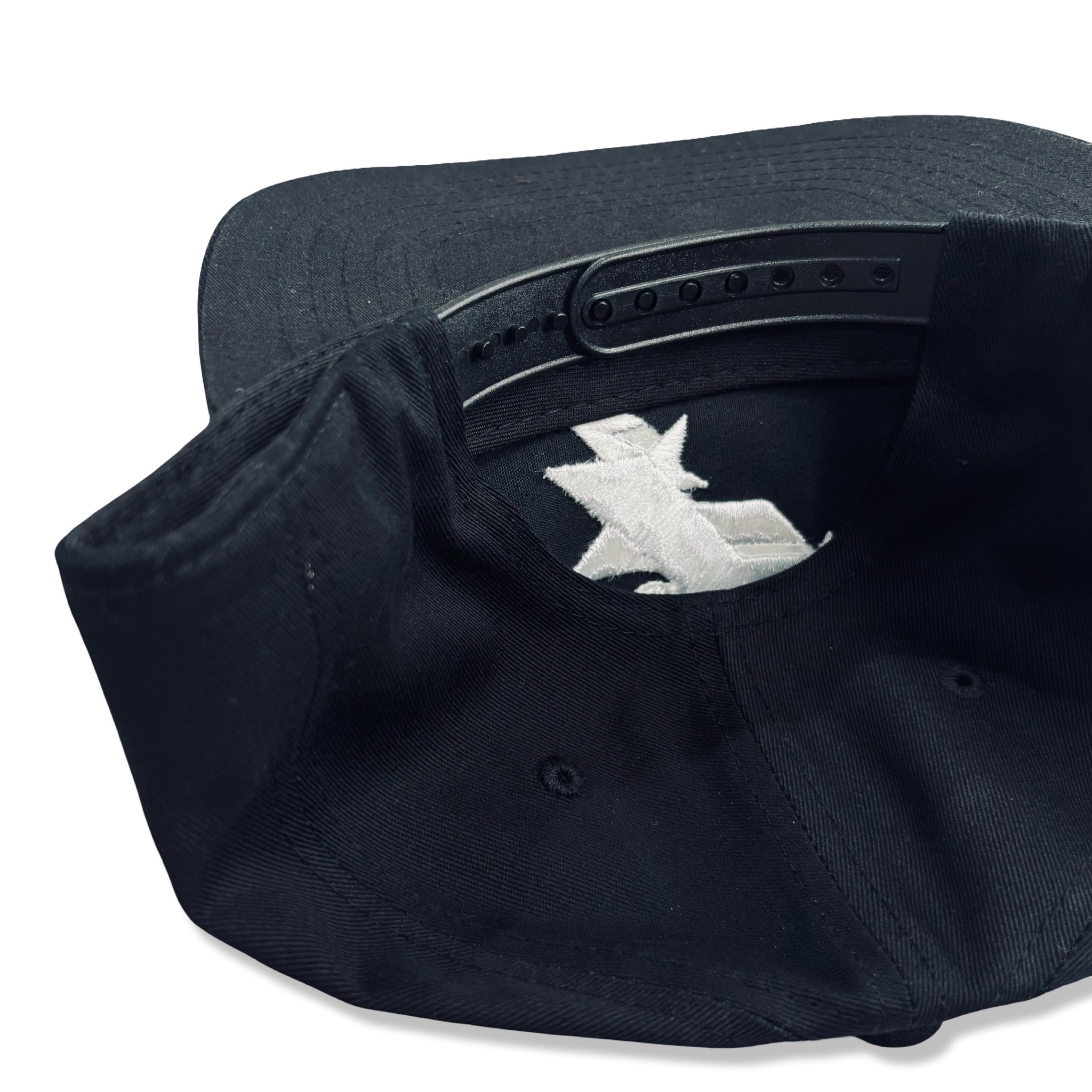 "F STAR" 3D EMBROIDERED HAT (BLACK)