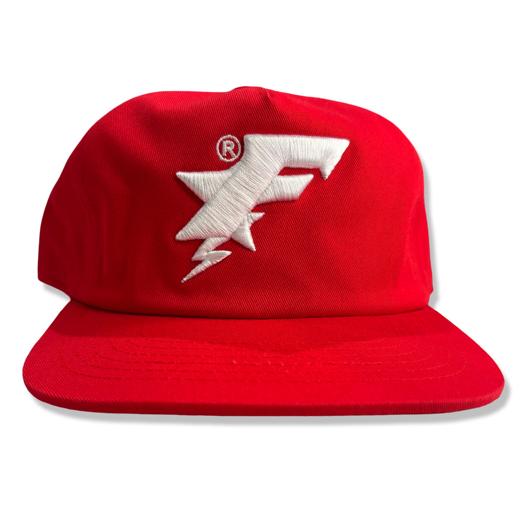 "F STAR" 3D EMBROIDERED HAT (REDRUM)