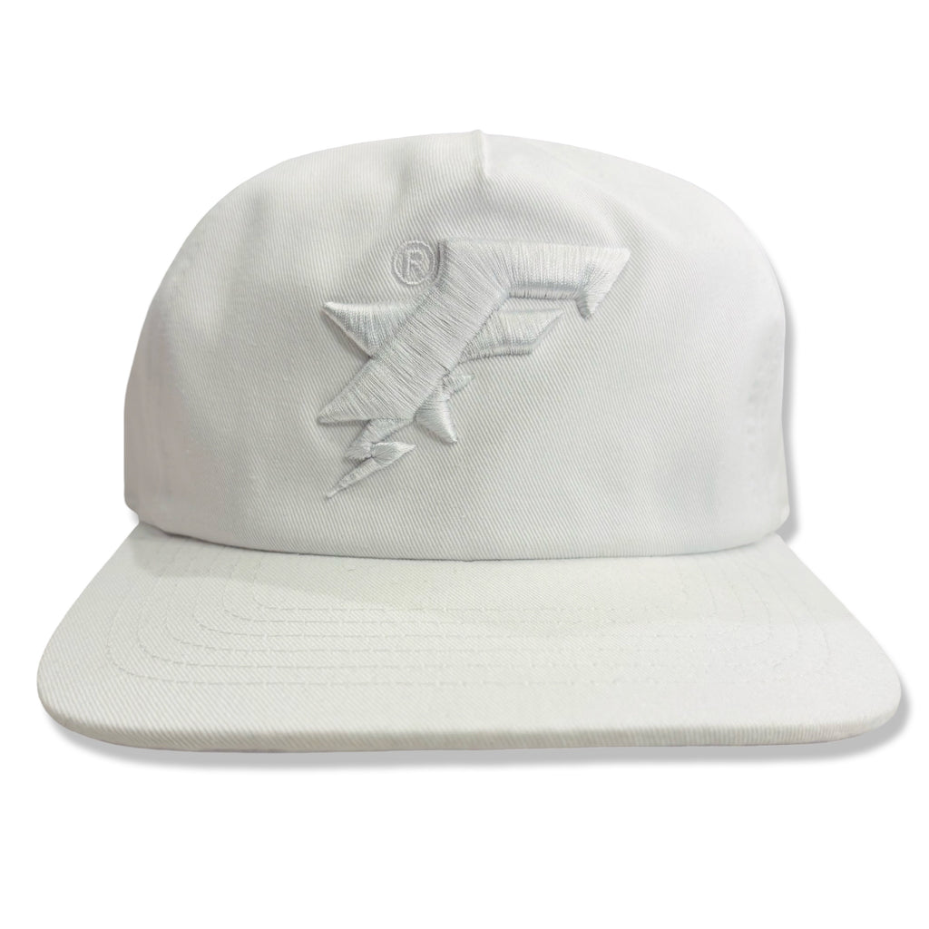 "F STAR" 3D EMBROIDERED HAT (SNOW) *1 OF 1*