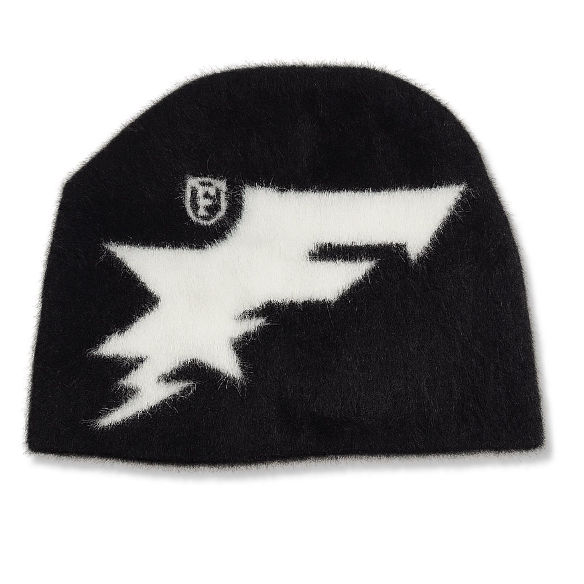 MOHAIR SKULLY (BLACK/WHITE)