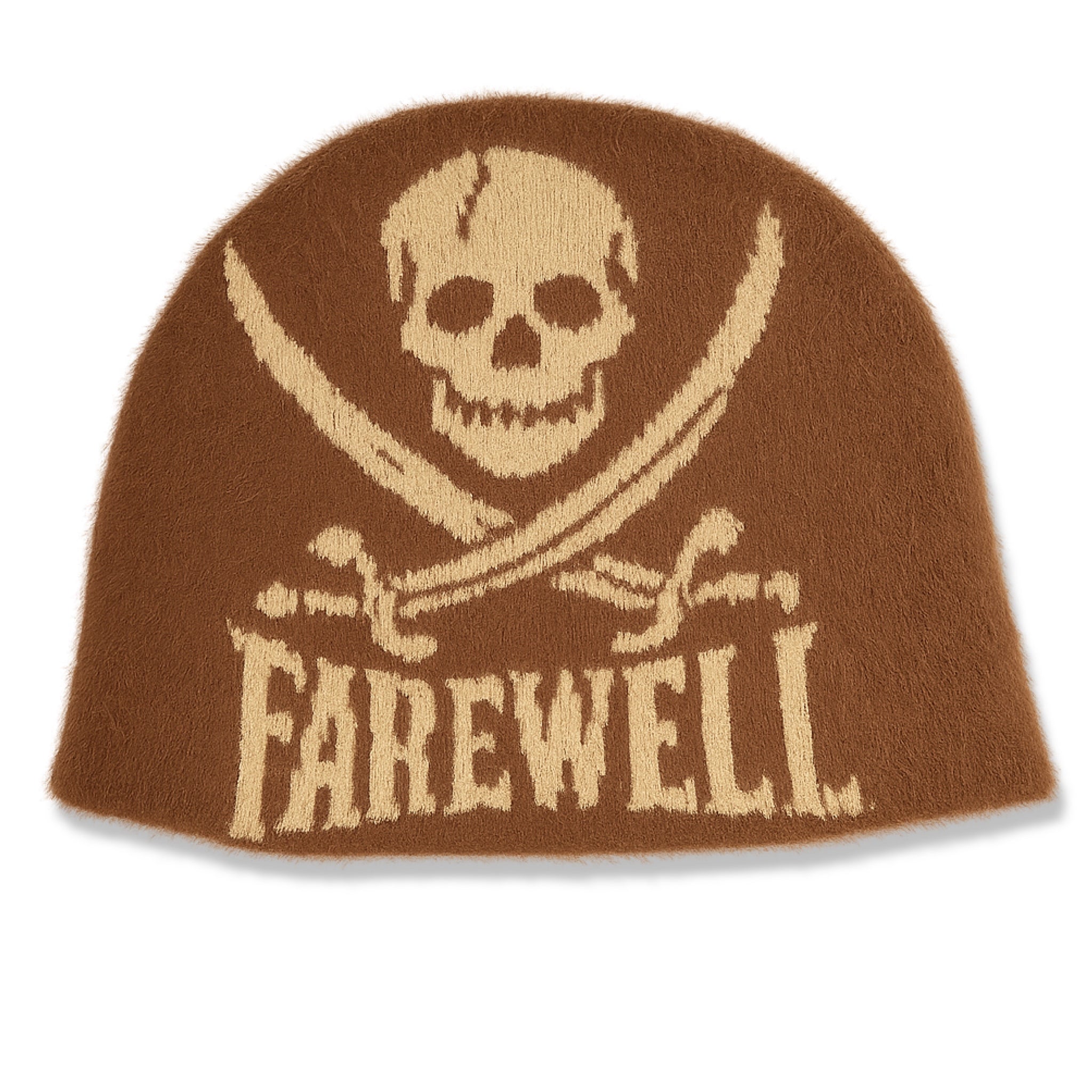 MOHAIR SKULLY (CHOCOLATE/CREAM)
