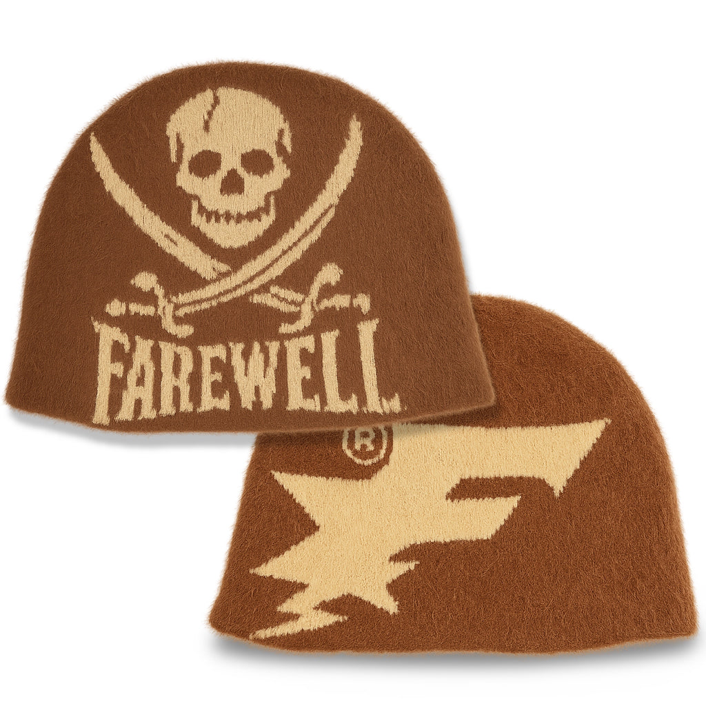 MOHAIR SKULLY (CHOCOLATE/CREAM)