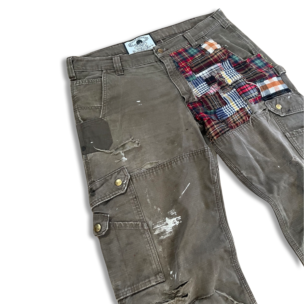 PATCHWORK DOUBLE KNEE VINTAGE CARHARTT PANTS