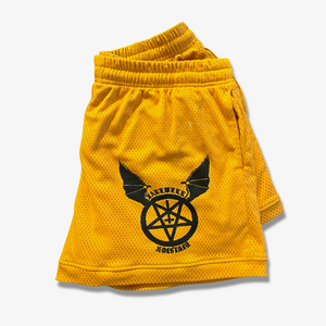 "canary.devil" heavyweight polyester shorts