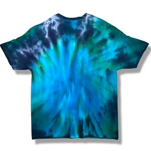 BLUE MARBLE DYED TEE