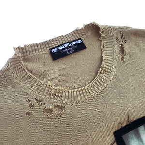 "119" Patched Sweater
