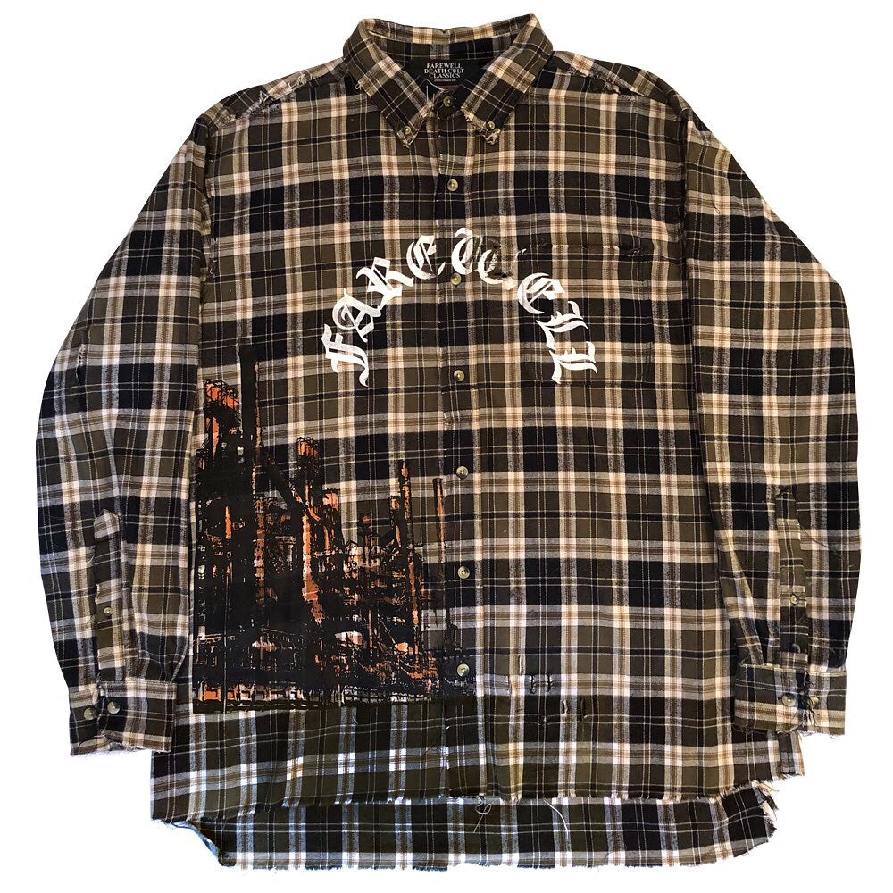 "Rust Never Sleeps" Oversized Flannel