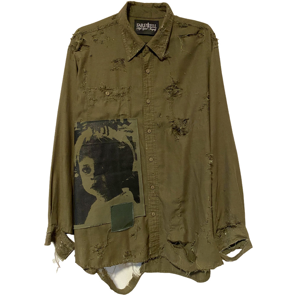 "God's Insect" Destroyed Army Shirt