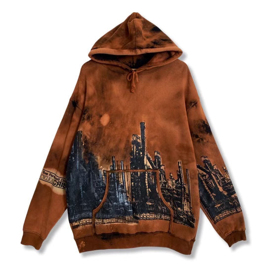 CRISIS FACTORY OVERDYED HOODIE