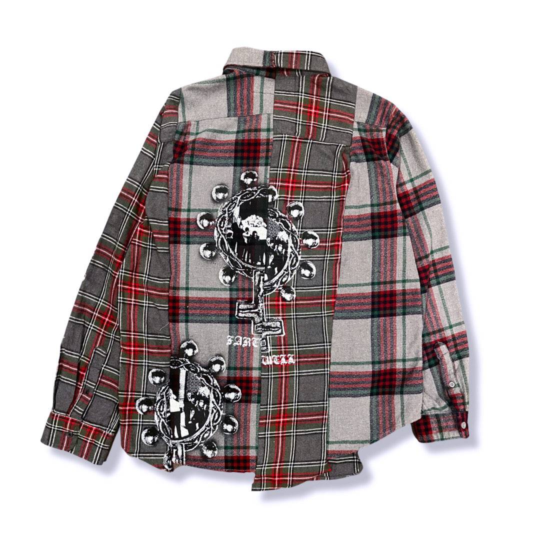 "FUNERAL PARTY" TRI-CUT FLANNEL #2