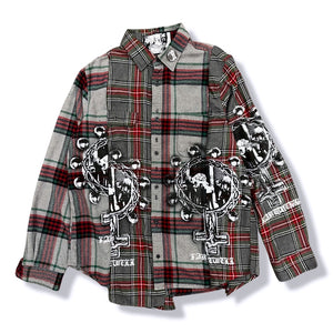 "FUNERAL PARTY" TRI-CUT FLANNEL #2