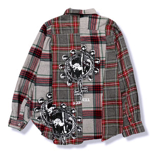 "FUNERAL PARTY" TRI-CUT FLANNEL #1